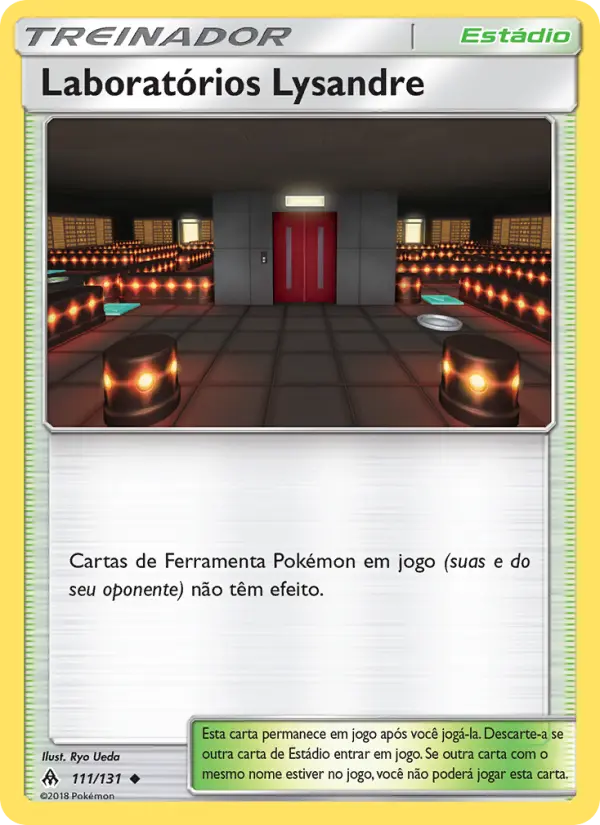 Carta Laboratórios Lysandre — Forbidden Light 111/131