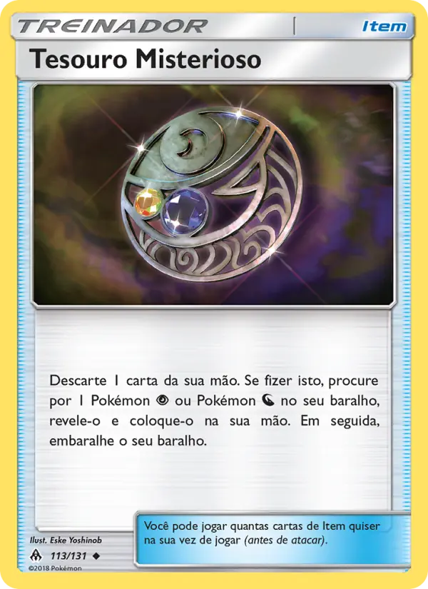 Carta Tesouro Misterioso — Forbidden Light 113/131