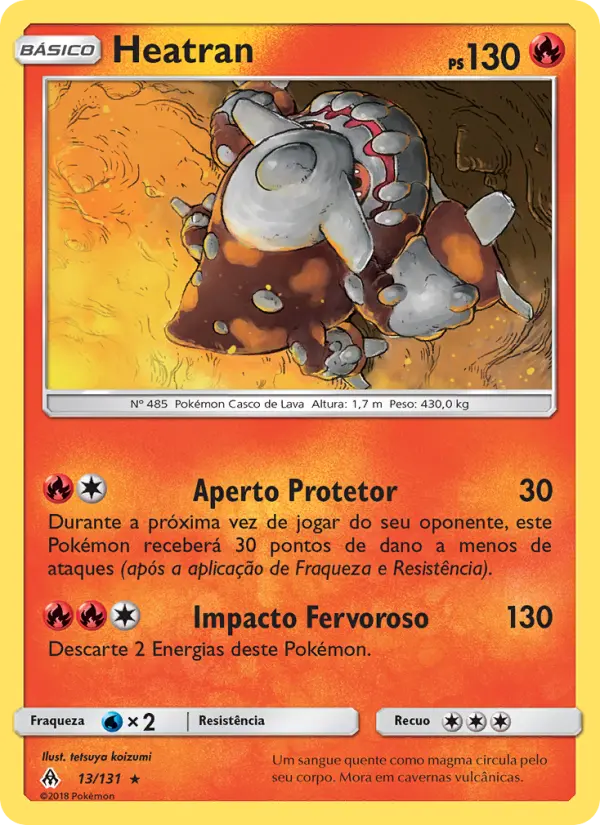 Carta Heatran — Forbidden Light 13/131