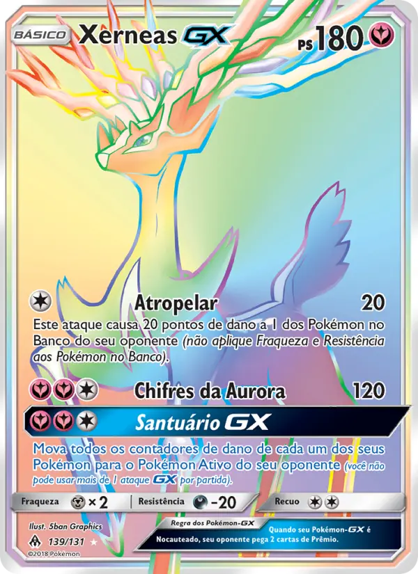 Carta Xerneas GX — Forbidden Light 139/131