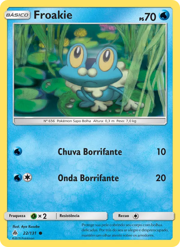 Carta Froakie — Forbidden Light 22/131