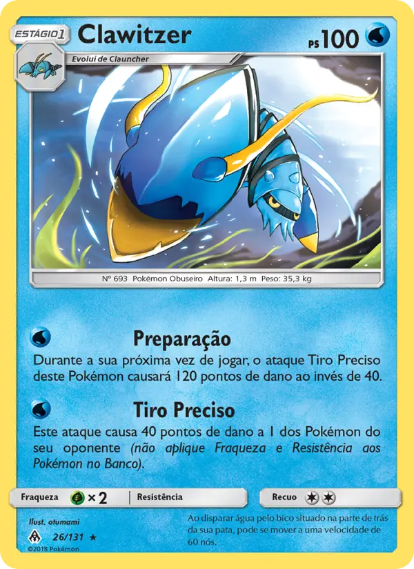 Carta Clawitzer — Forbidden Light 26/131
