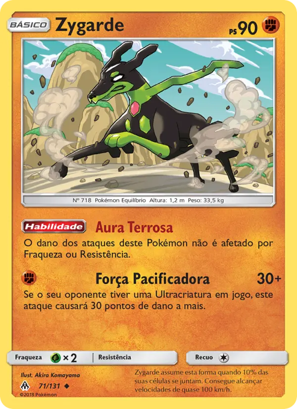 Carta Zygarde — Forbidden Light 71/131