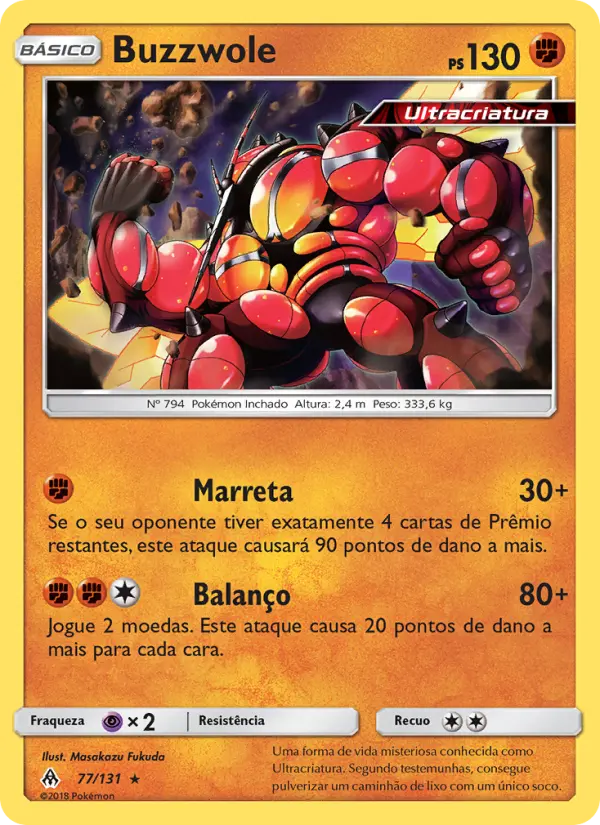 Carta Buzzwole — Forbidden Light 77/131