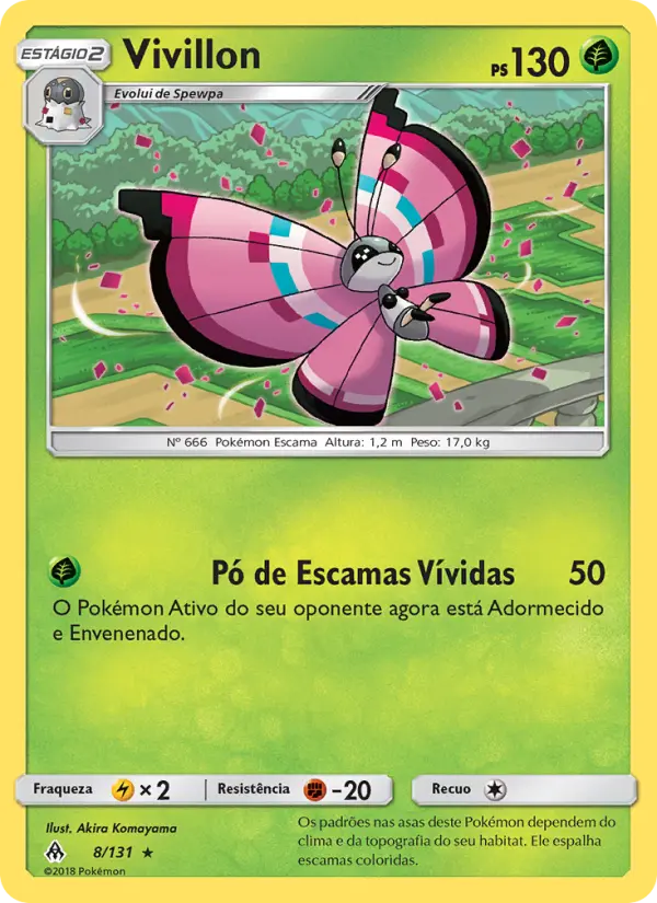 Carta Vivillon — Forbidden Light 8/131