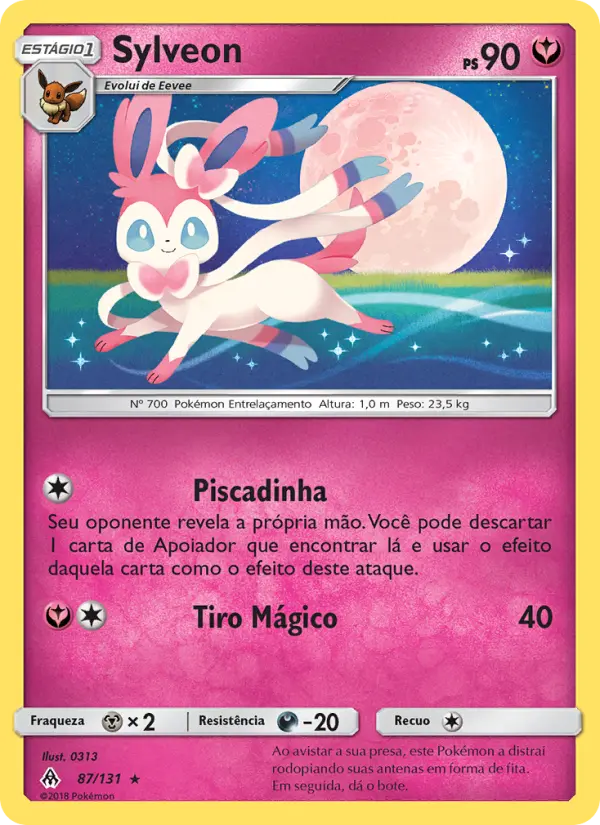 Carta Sylveon — Forbidden Light 87/131
