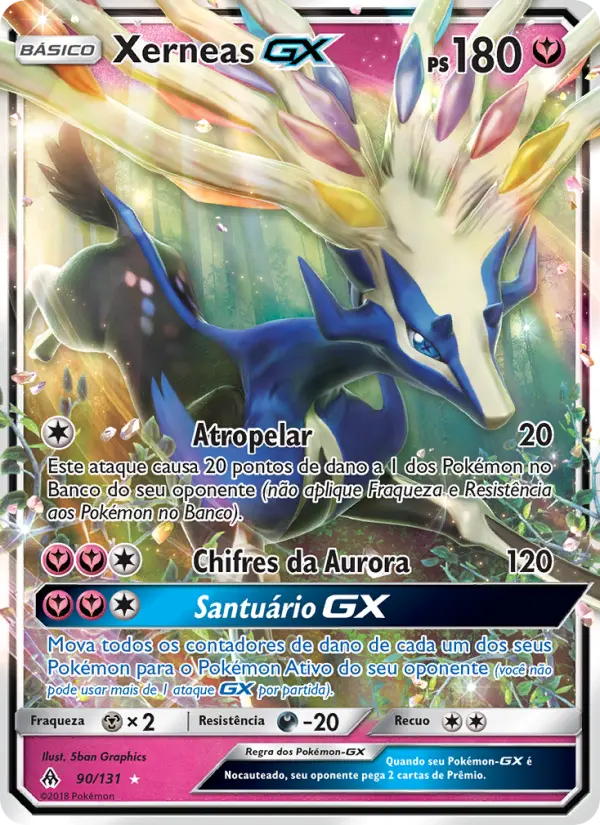Carta Xerneas GX — Forbidden Light 90/131