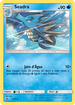 Carta Seadra — Dragon Majesty 17/70