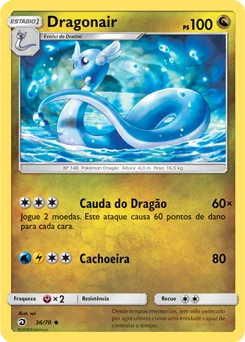 Carta Dragonair — Dragon Majesty 36/70