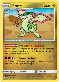 Carta Flygon — Dragon Majesty 39/70