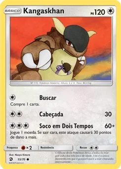 Carta Kangaskhan — Dragon Majesty 55/70
