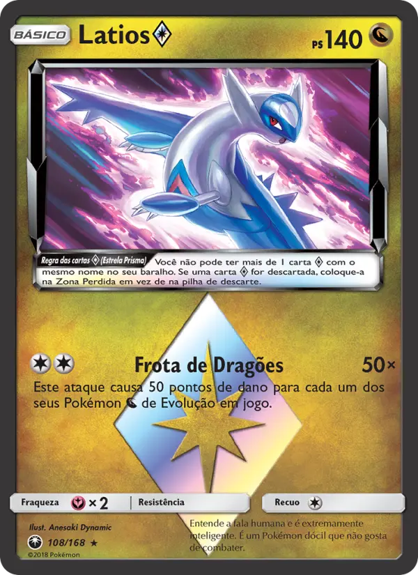 Carta Latios ◇ — Celestial Storm 108/168