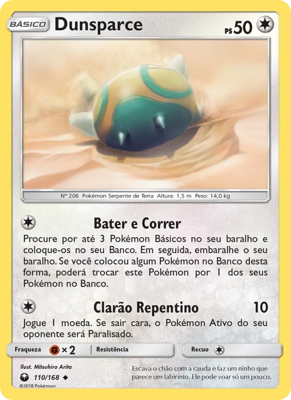 Carta Dunsparce — Celestial Storm 110/168
