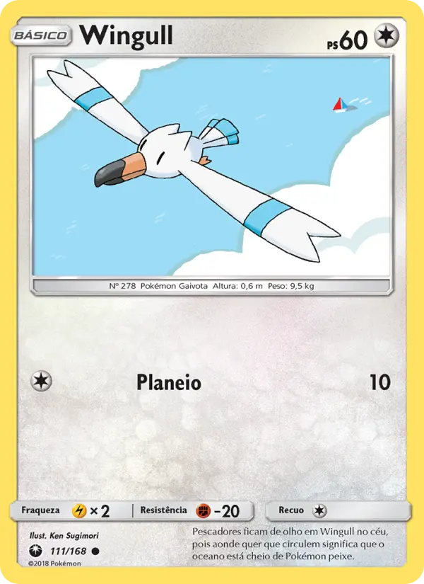 Carta Wingull — Celestial Storm 111/168