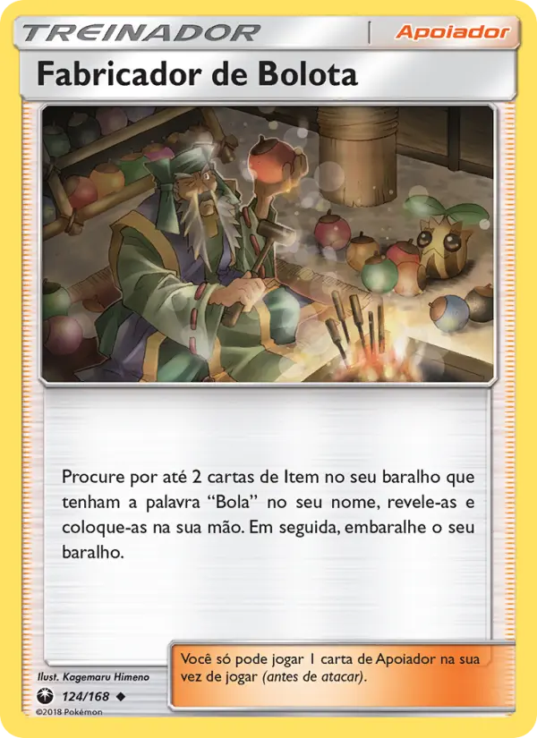 Carta Fabricador de Bolota — Celestial Storm 124/168