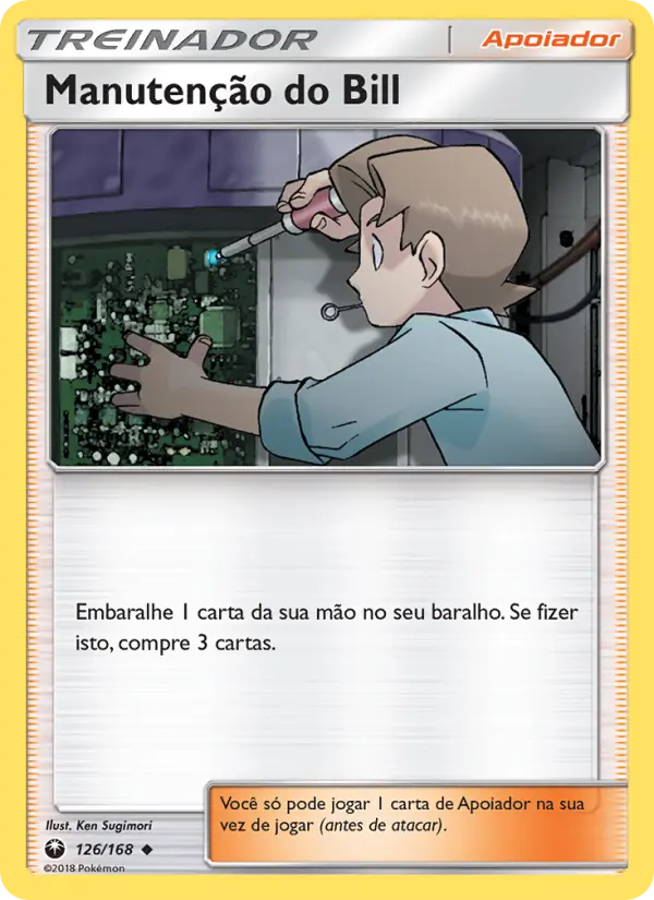Manutenção do Bill 126/168