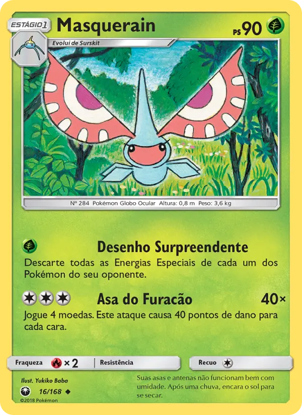 Carta Masquerain — Celestial Storm 16/168