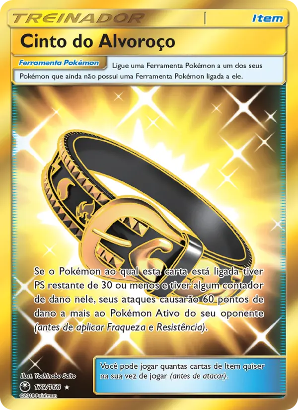 Carta Cinto do Alvoroço — Celestial Storm 179/168