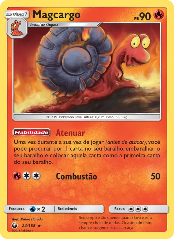 Carta Magcargo — Celestial Storm 24/168