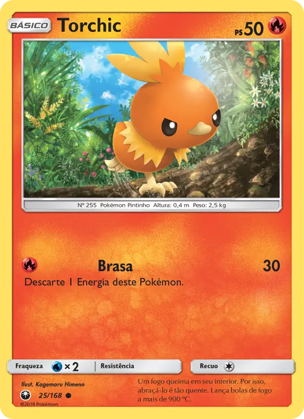 Carta Torchic — Celestial Storm 25/168