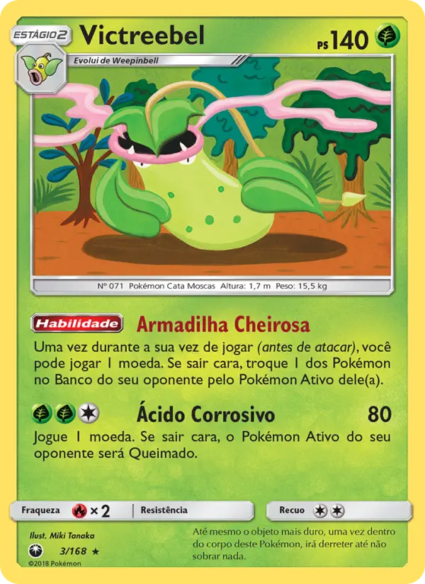 Carta Victreebel — Celestial Storm 3/168