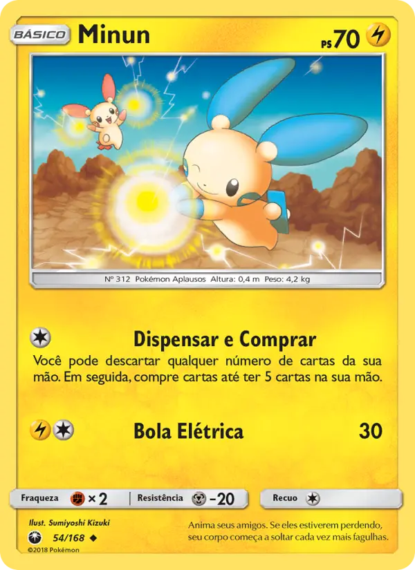 Carta Minun — Celestial Storm 54/168