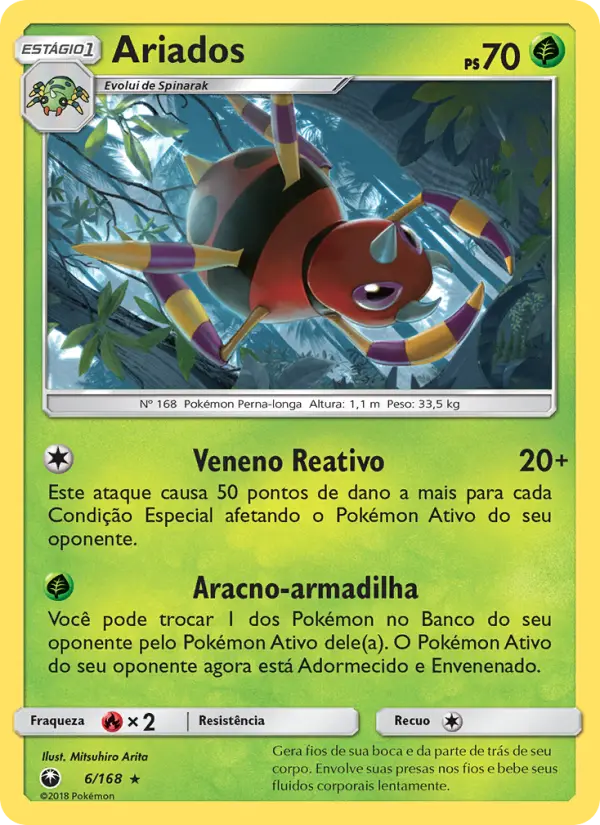 Carta Ariados — Celestial Storm 6/168