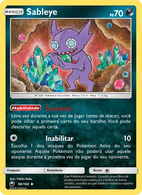 Carta Sableye — Celestial Storm 88/168