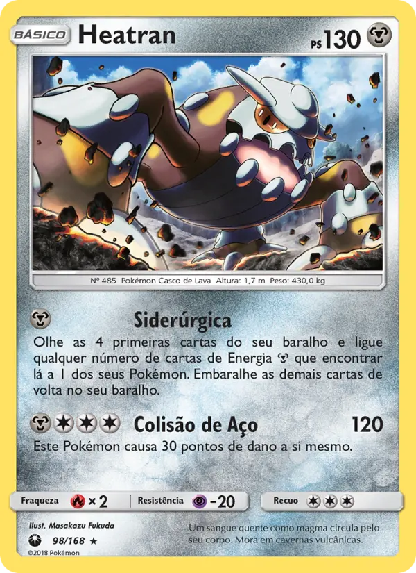Carta Heatran — Celestial Storm 98/168