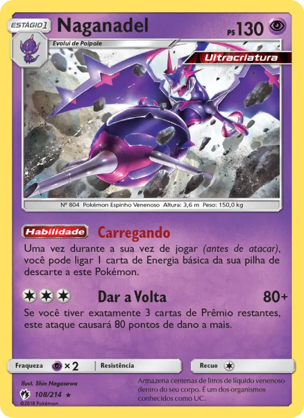 Carta Naganadel — Lost Thunder 108/214