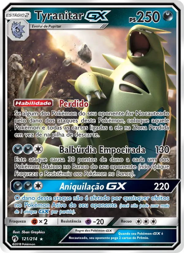 Tyranitar GX 121/214