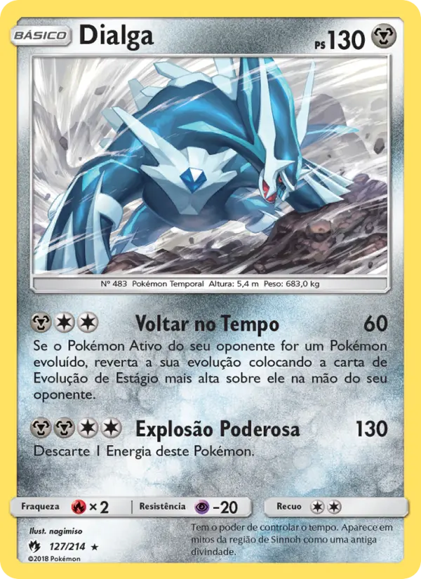 Carta Dialga — Lost Thunder 127/214