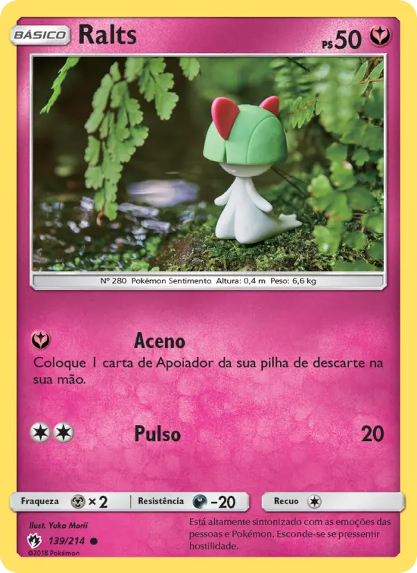 Carta Ralts — Lost Thunder 139/214