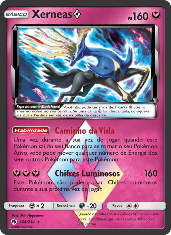 Carta Xerneas ◇ — Lost Thunder 144/214
