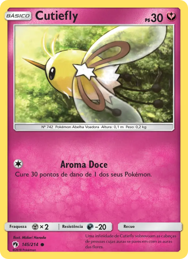 Carta Cutiefly — Lost Thunder 145/214