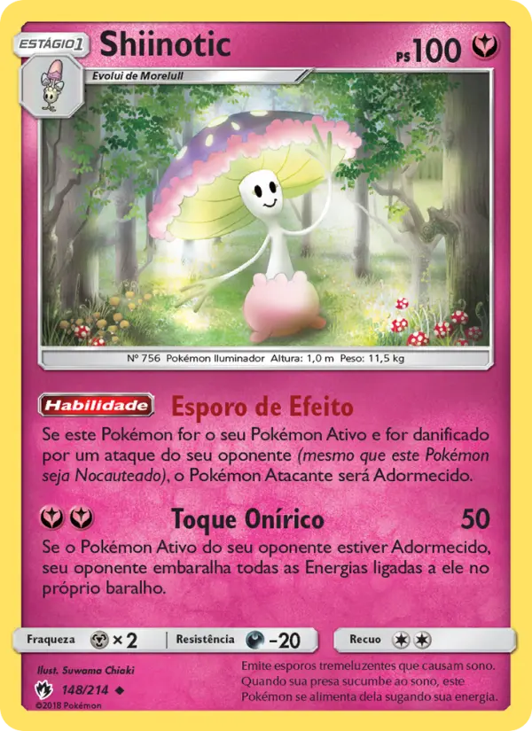 Carta Shiinotic — Lost Thunder 148/214