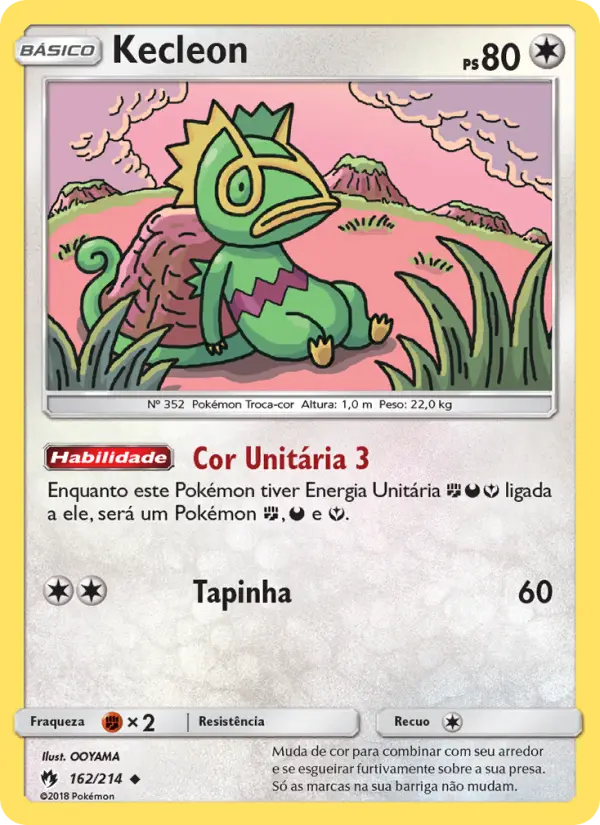 Carta Kecleon — Lost Thunder 162/214