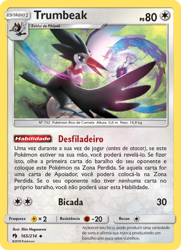 Carta Trumbeak — Lost Thunder 165/214
