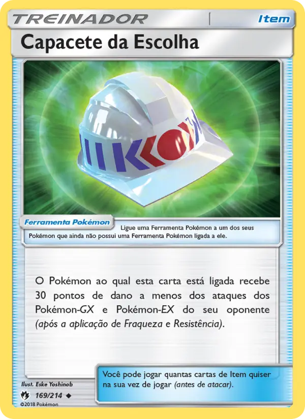 Carta Capacete da Escolha — Lost Thunder 169/214