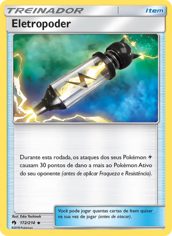 Carta Eletropoder — Lost Thunder 172/214