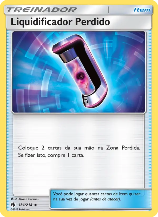 Carta Liquidificador Perdido — Lost Thunder 181/214