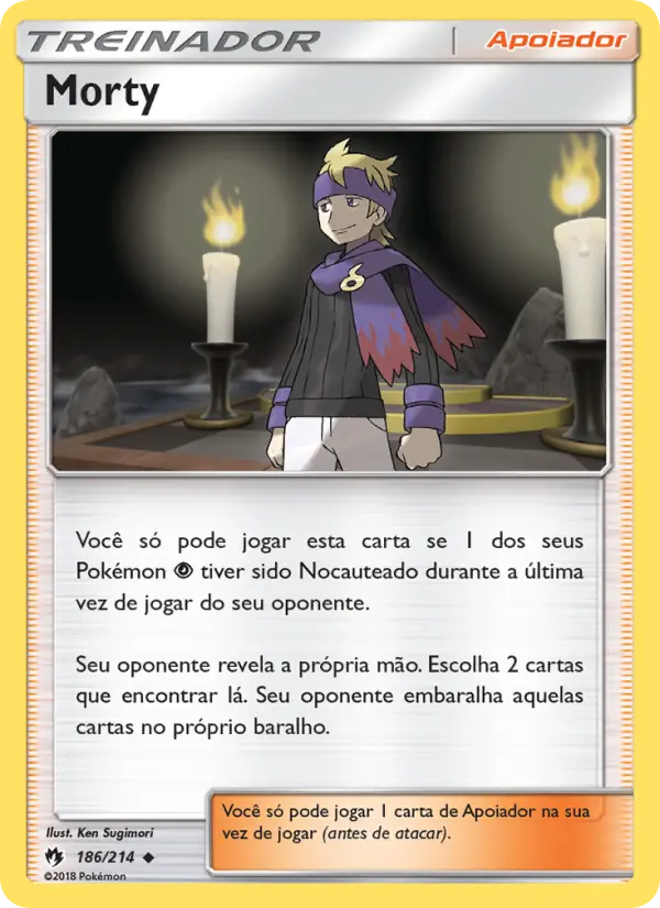 Carta Morty — Lost Thunder 186/214
