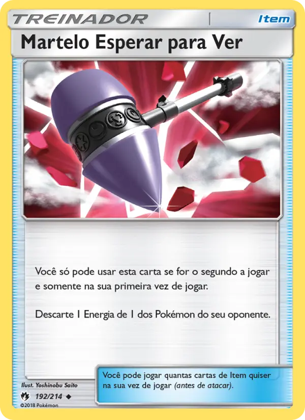 Carta Martelo Esperar para Ver — Lost Thunder 192/214