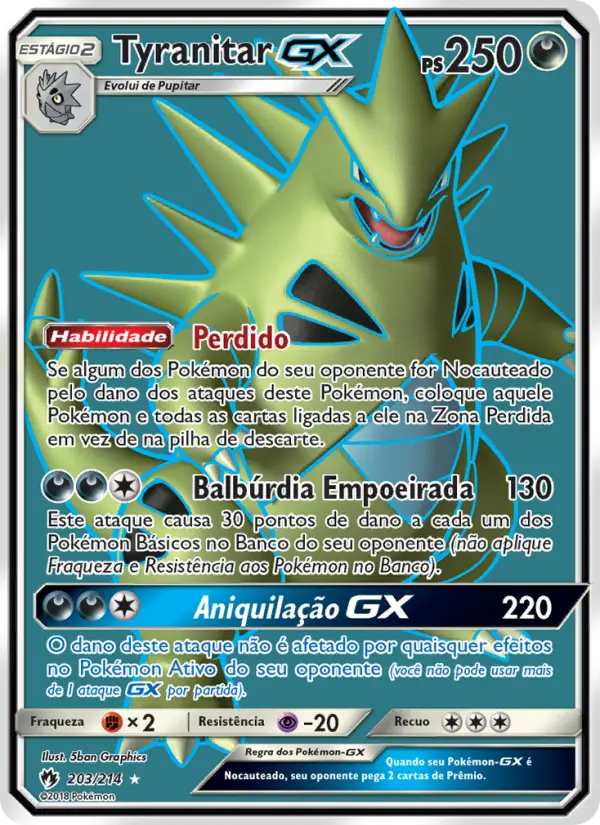 Tyranitar GX 203/214