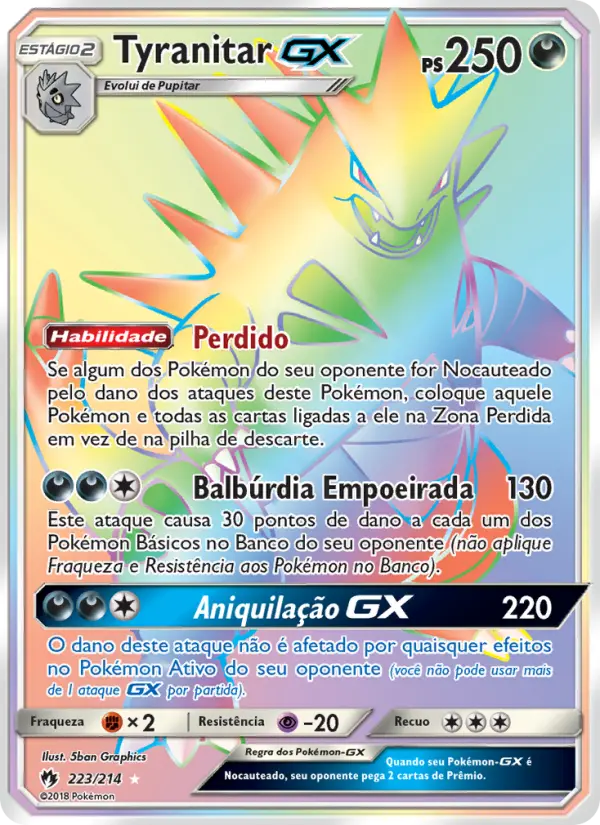 Tyranitar GX 223/214