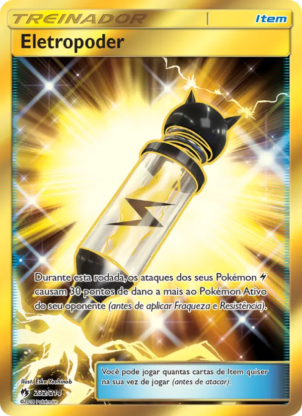 Carta Eletropoder — Lost Thunder 232/214