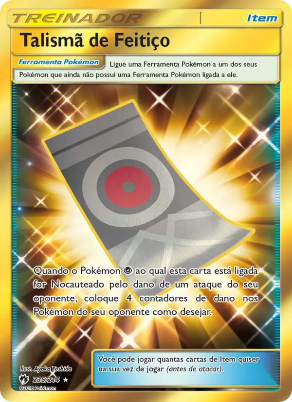Carta Talismã de Feitiço — Lost Thunder 235/214