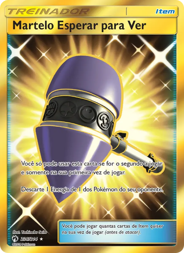 Carta Martelo Esperar para Ver — Lost Thunder 236/214