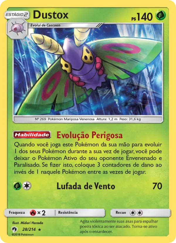 Carta Dustox — Lost Thunder 28/214