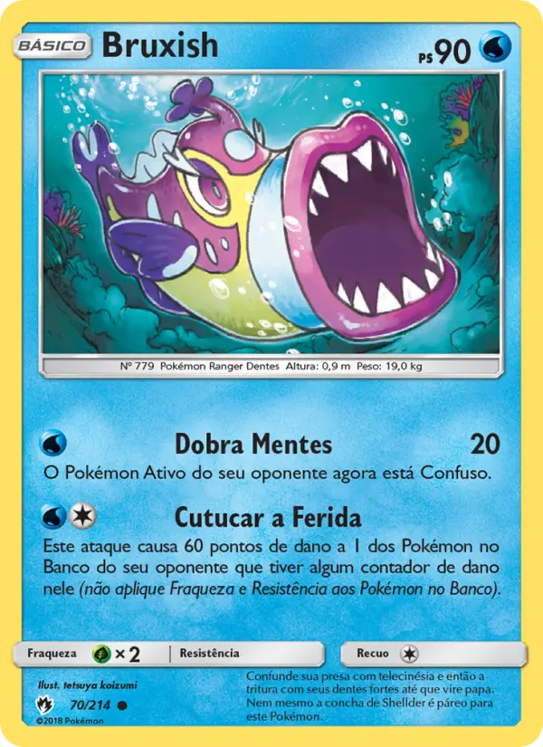 Carta Bruxish — Lost Thunder 70/214